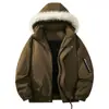 Parka con capucha de forro polar retro para invierno 2026: Casual, de corte holgado, moderno, versátil y a la moda