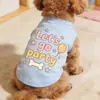 Roupas para Cães de Estimação Roupas para Animais de Estimação Primavera e Verão Bichon Teddy Animal de Estimação Colete Elástico 26 Estampas Fofas de Desenho Animado