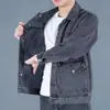 Nuevo abrigo de mezclilla primavera y verano 2023 para hombre, holgado, resistente al desgaste, moda de otoño, marca, talla grande, chaqueta de trabajo para hombre, chaqueta de mezclilla