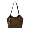 Bolso tote de moda con estampado de leopardo de gran capacidad, nuevo modelo otoño e invierno 2026, adecuado para el trabajo y los desplazamientos, bolso de hombro casual