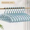 Perchas de Terciopelo Estilo Japonés para Uso Doméstico, Antideslizantes, que no Dejan Marca, Almacenamiento en Armario, Perchas para Mangas Cortas, Uso en Dormitorios para Estudiantes