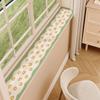 Estilo crema hogar alfombrilla de mesa para mirador cubierta de mesa alfombrilla de cuero fea borde de ventana decorativo alféizar de ventana extremadamente estrecho alfombrilla protectora