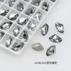 Pedras de Strass para Unhas Dongzhou Cristal em Formato de Machado 9x14 Strass de Vidro de Alta Qualidade, Strass de Formato Irregular, Decorações para Nail Art, Strass Dongzhou em Formato de Machado