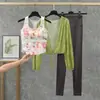 Ropa Deportiva a Prueba de Golpes con Espalda en I para Mujer, Conjunto de Ropa Deportiva de Color Contrastante y Espalda Bonita para Correr y Yoga, Dos Piezas Estilo Nuevo