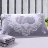 Toalla de almohada de felpa de doble cara pura de 32 hilos a la antigua toalla de almohada de algodón toalla de almohada de dibujos animados bufanda de almohada engrosada