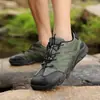 Nuevos zapatos de exterior, zapatos de senderismo transpirables, duraderos y cómodos, adecuados para parejas, para senderismo, trekking en río, pesca y vadeo.