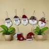 Colgante de bolsa de Santa Claus transfronterizo, muñeco de tela para decoración navideña, adorno para árbol de Navidad, decoración colgante para arrangement de ambiente de escena