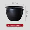 Jingdezhen Cerâmica Pote Grande Lótus Ninfeia Peixe Koi Tanque de Peixes de Pátio Vaso de Flores Vaso Cerâmico para Plantio de Árvores Tanque de Água Antigo