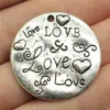 32X32Mm 7.9g Multicolor DIY Aleación Accesorios Material Colgante de Amor