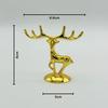 Artesanato de metal de alce criativo nórdico com tampa de copo de rosca lidar com acessórios decoração de casa pingente de armazenamento de jóias