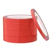 Cinta acrílica gris de doble cara con película roja, adhesivo gris, cinta de doble cara automotriz, impermeable, resistente a la temperatura, alta viscosidad, troquelada para electrónica