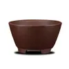 ZSS25 Zhang Zhicheng Boutique Semihandmade Arena Púrpura Vintage Redondo Simple Bonsái Transpirable Absorbente de Agua Cultivo de Flores Tono
