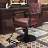 Silla Retro Pomada para Hombre Salón de Barbería Peluquería Silla Reclinable Afeitado Facial Permanente Coloración Asiento de Peluquería