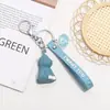 Llavero Creativo Geométrico Facetado de Animal Llavero de Muñeca de Dibujos Animados Lindo Colgante para Bolso de Pareja Pequeño Regalo