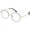 Nuevo 2024 Montura Redonda de Moda para Gafas Ópticas, Montura Versátil Delgada, Montura Unisex 8303