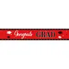 Banner de tela de fondo para graduados transfronterizos nuevo 2025 banner de graduación tela colgante temporada de graduación copla temporada de graduación bandera colorida horizontal