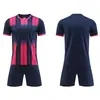 Novo Conjunto de Uniforme de Futebol Personalizado Secagem Rápida Respirável Manga Curta Camisa de Futebol para Adulto Uniforme de Treinamento Uniforme de Time Roupa Esportiva