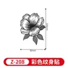 Pegatinas de Tatuaje Coloridas Americanas Lindas Tatuaje Duradero Impermeable Pequeñas Frescas Dibujos Animados Florales Brazo Fiesta Decoración Festiva Pegatinas