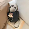 Bolsa Cesta de Legumes Estilosa Feminina Outono 2026 Nova Moda de Alto Padrão Bolsa de Ombro Único Transversal Bolsa de Mão Tipo Balde