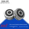 Fornecimento de rolamento de esfera de dupla fileira SG66-2RS anel interno unilateral convexo precisão resistente ao desgaste 6 * 22 * 10mm