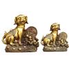 Ornamento de Cachorro em Latão Saco de Cobre Cachorro do Zodíaco Decoração para Casa e Escritório Presente Criativo Artesanato Atacado