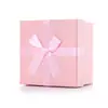Venta al por mayor de fábrica de cajas de embalaje para joyería de estilo pequeño y fresco, cajas para pulseras, cajas de regalo con moño y cajas de regalo con tapa y base