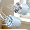 Nuevo Ventilador Mini de Dibujos Animados para Colgar en el Cuello Recargable por USB Ventilador Portátil para Viajes al Aire Libre y Regalos