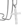 Colgante de Cruz de Nudo Irlandés Clásico Europeo y Americano, Collar Simple y Moderno de Acero Inoxidable para Hombres, Collar de Acero Inoxidable