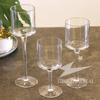 Copo Alto para Vela Estilo Europeu Suporte de Vela de Vidro Transparente Adereços para Casa Aniversário Casamento Aromaterapia Decoração Criativa Natal