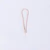 Correa para cuello de teléfono móvil de fabricante, correa corta para muñeca, cadena de silicona líquida, cuerda anti-pérdida, cuerda larga para deportes