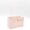 Bolsa para empaquetar flores, bolsa de mano floral, cesta de flores portátil, caja para arreglos florales, bolsa de regalo, bolsa impermeable para flores, caja de papel para empaquetar ramos