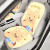 Cojín para Asiento de Coche Verano Seda de Hielo Funda para Asiento Casual Dibujos Animados Cojín de Asiento de Medio Paquete Cuadros Antideslizante Transpirable Cojín para Asiento Trasero
