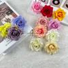 Arreglo de rosas de diamante simulado para boda, pinza para el cabello con forma de rosa de esquina, regalo de acompañamiento, material floral de fondo DIY