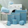 Bolsa para Lavar Ropa Bordada Sándwich Color Morandi 160g Anti-Deformación Engrosada Especial para Lavadora Bolsita para Lavar y Cuidar Sujetadores