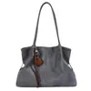 Bolso Tote Retro de Gran Capacidad para Debajo del Brazo para Mujer 2026 Otoño Nuevo Bolso de Hombro Pequeño de Nicho Simple Bolso de Mano para el Trabajo