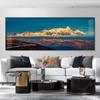 Pintura decorativa para sala de estar com atmosfera Jinshan pintura de pendurar de alta qualidade mural para parede de fundo de sofá de escritório pintura de paisagem