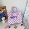 Nueva Bolsa de Fieltro Sanrio Bolsa de Regalo Gran Capacidad Kuromi Bolsa de Compras Portátil Bolsa Tote de Aspecto Elegante Venta al por Mayor