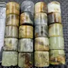 Wen juega llave de jade llave de jade Hua llave Xiuyu color bonito llave de jade vintage llave grande pulsera de mano de jade