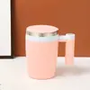 Vaso Mezclador Eléctrico Personalizado Vaso de Agua para Perezosos Vaso Eléctrico Portátil Magnético Automático para Café Vaso para Leche de Soya Acero Inoxidable