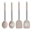 Juego de 15 Piezas de Utensilios de Cocina de Silicona 430 Mango de Tubo Pequeño Utensilios de Cocina Juego de Utensilios de Cocina de Silicona Cuchara de Cocina de Silicona Juego de Espátulas En Stock