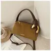 Bolsa feminina de nicho de comércio exterior super quente novo estilo 2026 moderna versátil de ombro único transversal bolsa de trabalho couro macio bolsa almofada