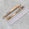 Accesorios para joyería Sisi 8.10cm pasador de cinco estrellas pinza automática fábrica de joyería DIY pinza de resorte dorada
