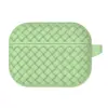 Adequado para Fone de Ouvido Bluetooth Apple AirPods Pro/Pro2 Capa Protetora de Silicone Antiderrapante Padrão Trançado Capa para Fone de Ouvido