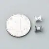Cuentas de Barril Irregulares Bandeja de Flores de Doble Cara Bandeja de Cuentas Retorcidas Cuentas Espaciadoras de Plata S925 Perla de Cristal Espaciador Cuentas Hechas a Mano para DIY