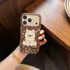 Funda de teléfono marrón linda de estrella otoño e invierno para West Highland 18promax Apple 17Promax, también adecuada para 16promax