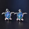 Elmosha clásico comercio exterior azul verde Aobao pendientes de tortuga AliExpress Amazon suministro de fábrica una generación de pelo