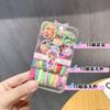 Encaixotado crianças polegar faixa de cabelo terno novo dos desenhos animados elástico corda de cabelo alta elástica corda de cabelo princesa acessórios para o cabelo