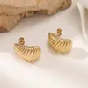 Pendientes Geométricos Tridimensionales de Acero Fundido Transfronterizos, Modernos, Sencillos, Personalizados, Elegantes Pendientes, Joyería de Moda al por Mayor