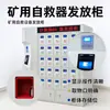 Gabinete dispensador de auto-rescatador Reconocimiento RFID Monitoreo Alerta temprana automática Sistema de gestión desatendida Gabinete inteligente de auto-rescatador