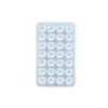 New Silicone Double-Sided Suction Cup with 28 Suction Cups Suitable for Apple, Huawei, Xiaomi Multifunctional Square Phone Back Sticker Stand